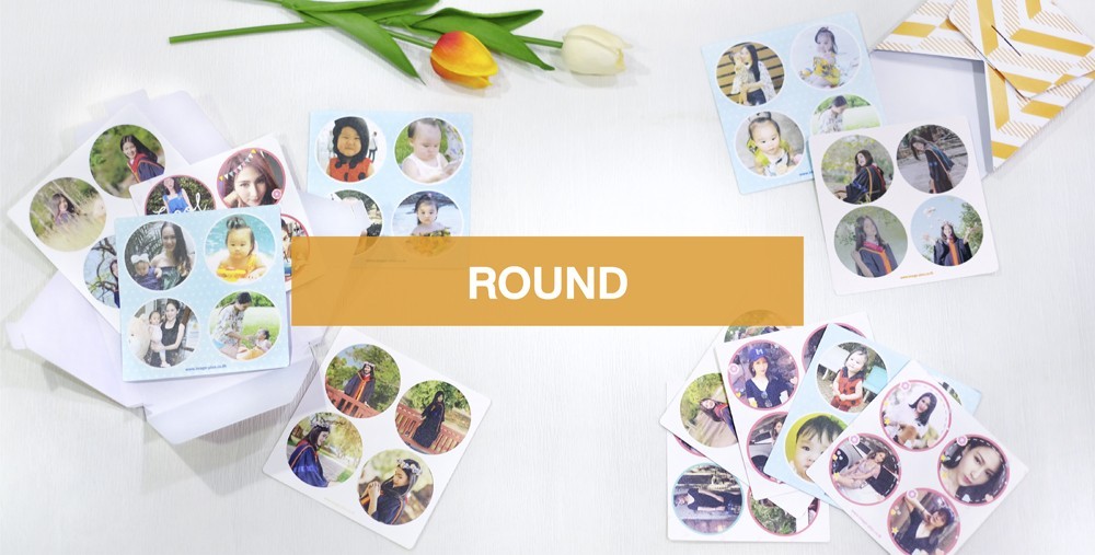 Sticker Prints, Round